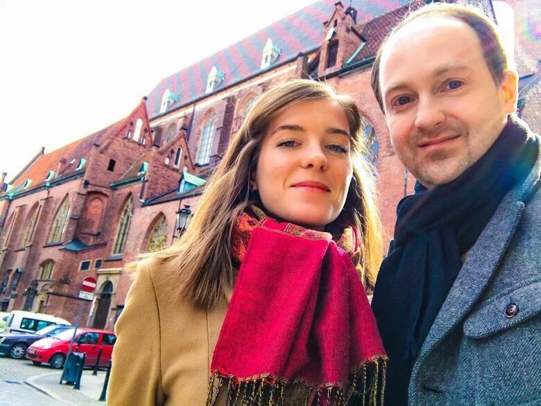 Никита Тарасов с новоиспеченной супругой Мариной