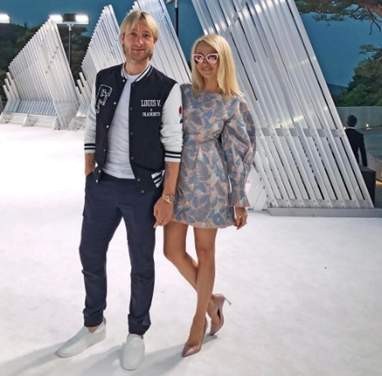 Яна Рудковская и Евгений Плющенко