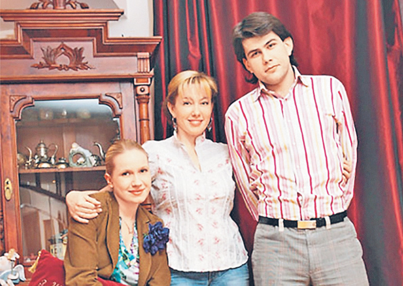 С сыном Данилой и невесткой Алиной