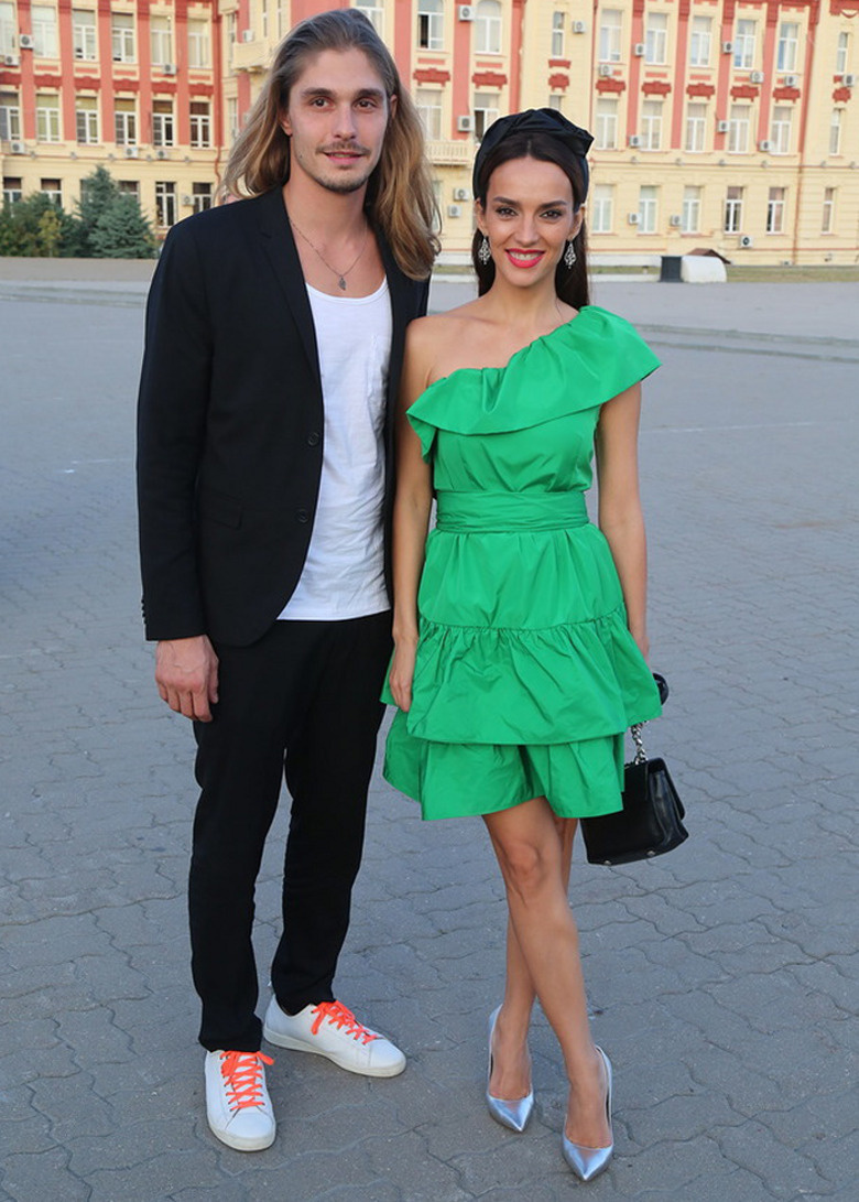 Юлия Зимина с мужем