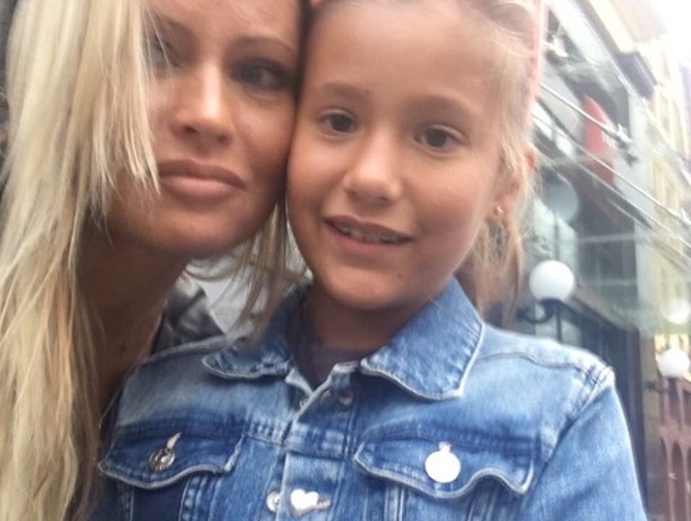 Дана Борисова с дочкой Полиной