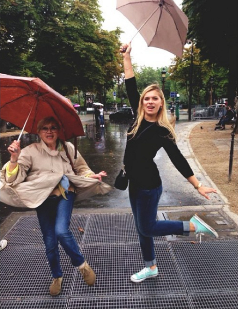 Алиса Фрейндлих с внучкой Анной