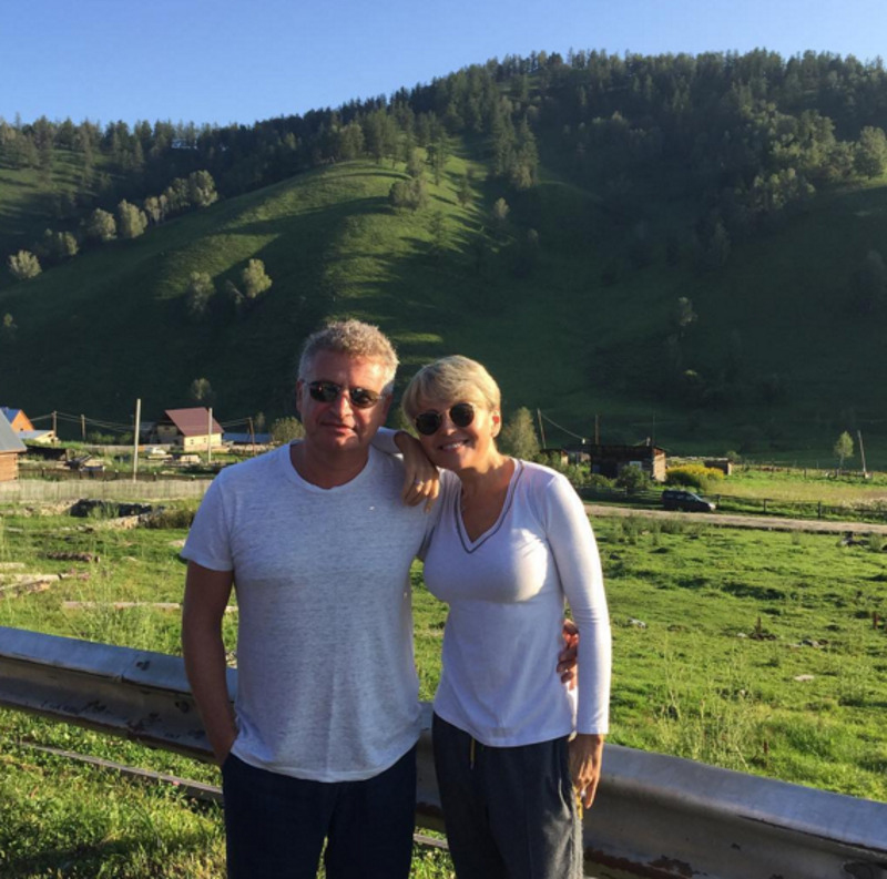 Леонид Агутин и Анжелика Варум на Алтае