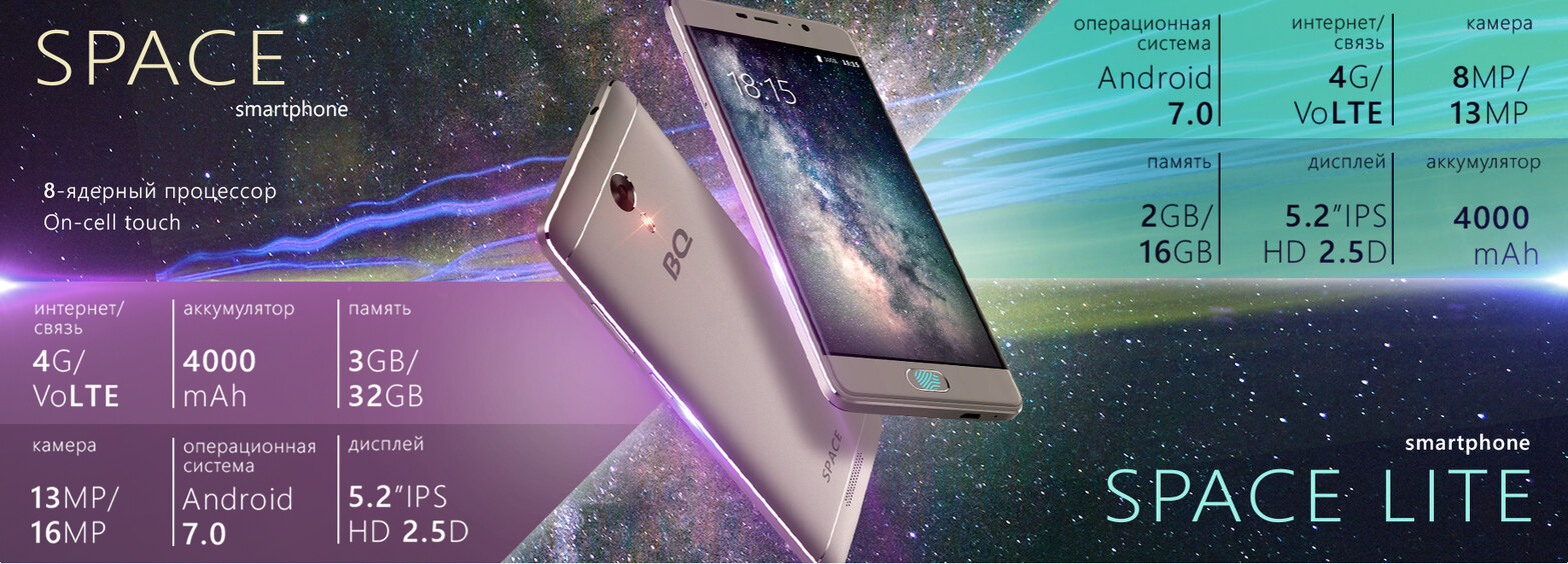 В линейке BQ появился первый 8-ядерный смартфон