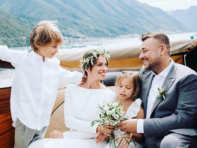 Сергей Жуков и Регина Бурд отпраздновали венчание в Италии