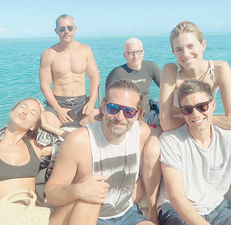 Ирина Шейк и Брэдли Купер на Таити