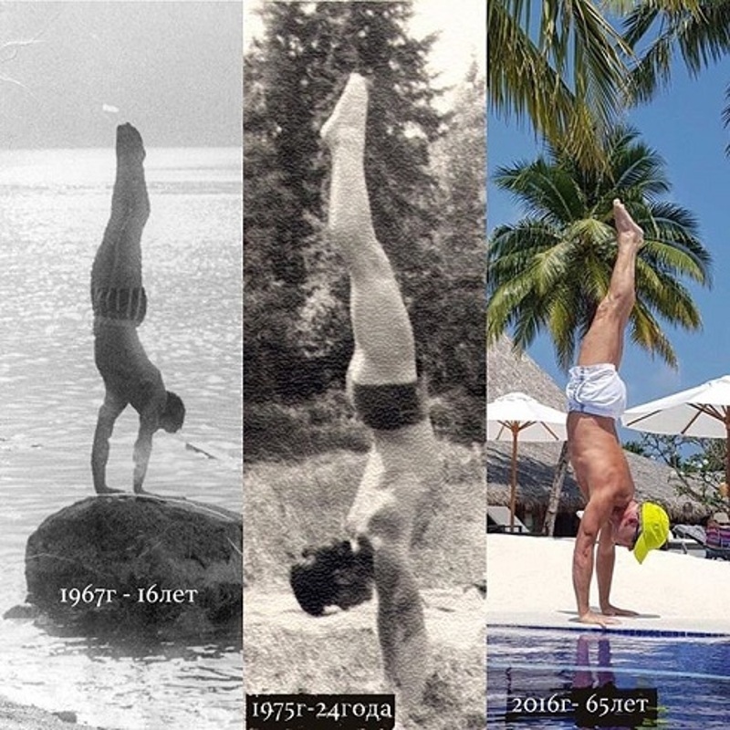 Артист взял на себя обязательства встать на голову через 4 года