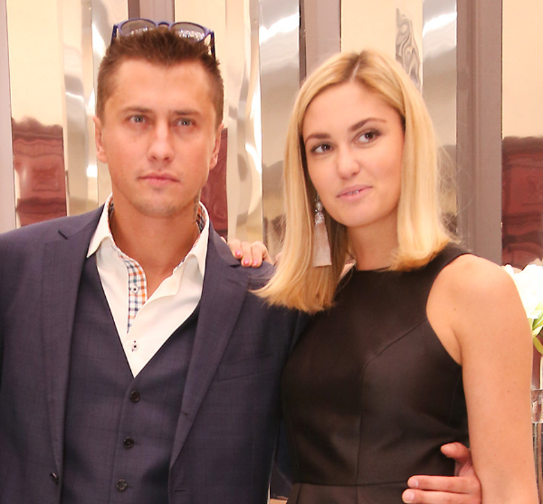 Павел Прилучный и Агата Муцениеце