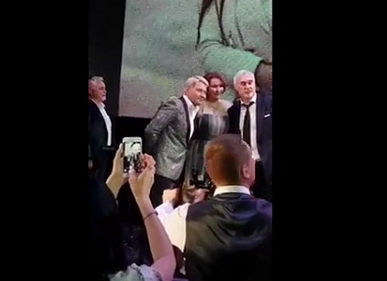 Николай Баско, Елена Хахалева и Валерий Меладзе