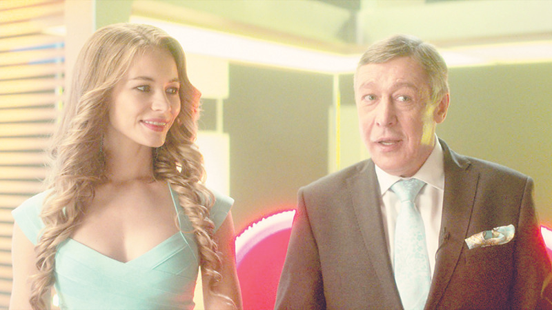 Михаил Ефремов сыграл в картине популярного телеведущего и сумел показать в этом образе многие пороки так называемой медиа-богемы