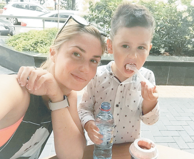 Тимоше, старшему сыну актеров, уже четыре года