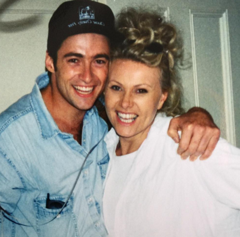 Хью с Деборрой-Ли в самом начале своих отношений