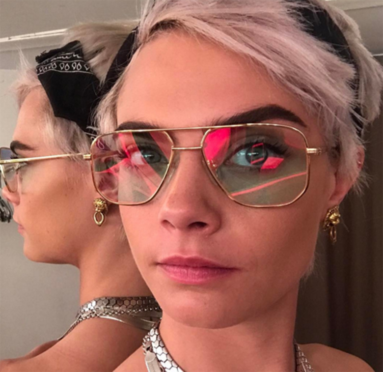 У Кары Делевинь слишком агрессивные брови