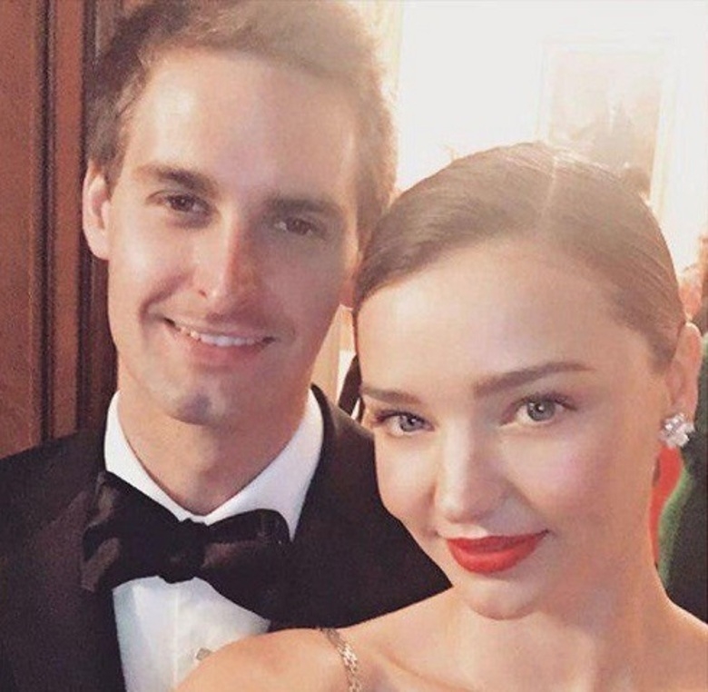 Миранда Керр и Эван Шпигель