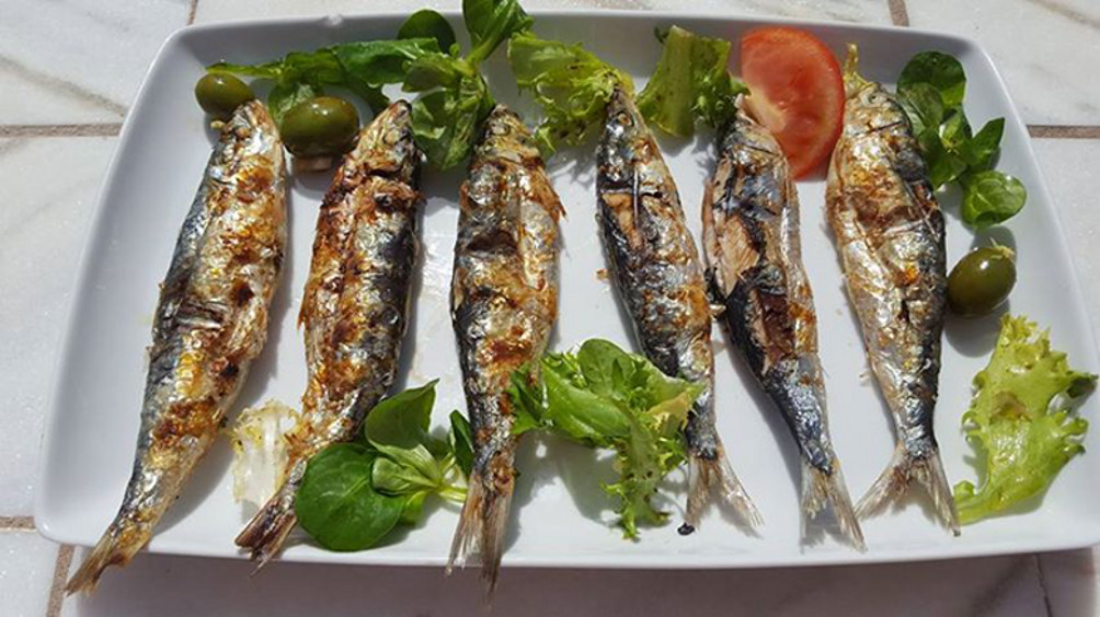 Сардины на гриле