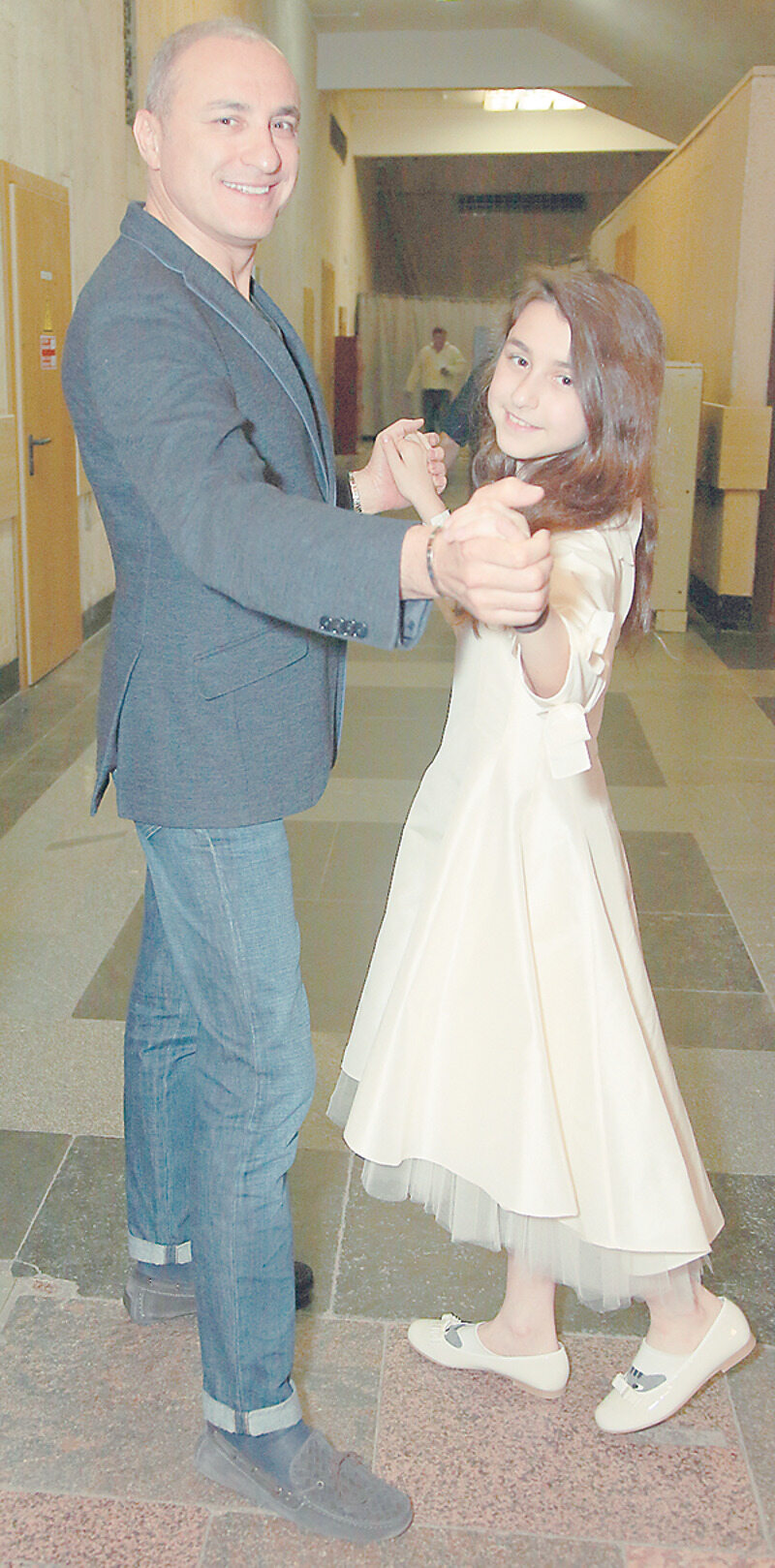 Михаил Турецкий с дочерью Эммануэль