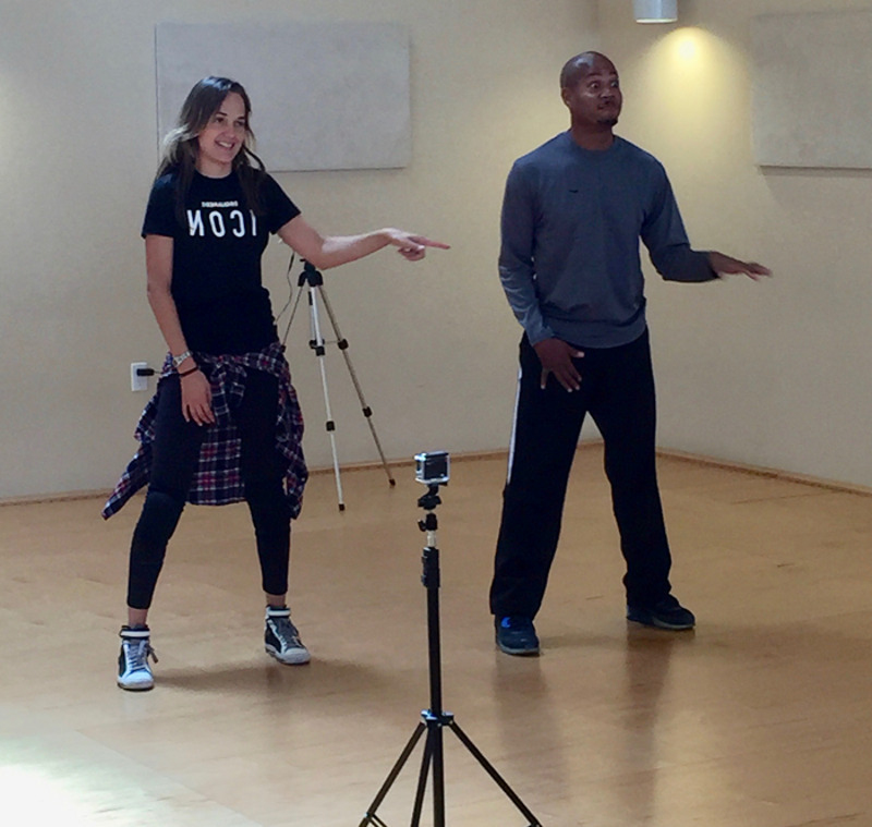 Альбина - единственный человек в России, поработавший с хореографом Майкла Джексона Трэвисом Пэйном