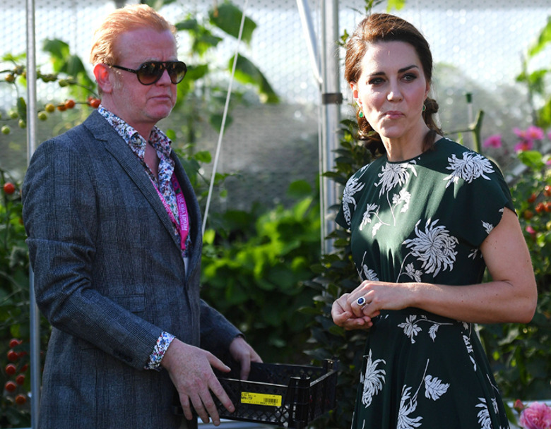 Кейт Миддлтон и Крис Эванс