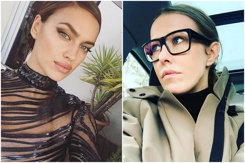 Ксения Собчак и Ирина Шейк