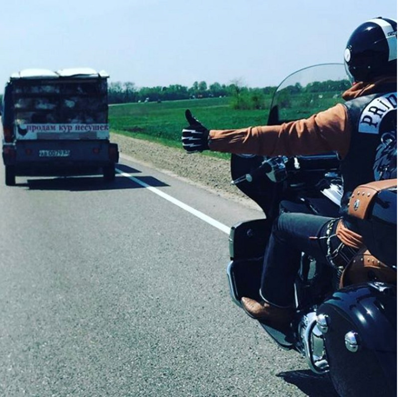 Леонид Закошанский обожает мотоциклы