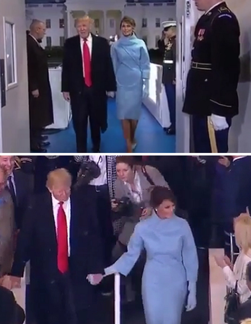 Поклонники считают, что наряды Бриджит Макрон и Мелании Трамп очень похожи