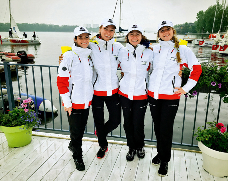 Нашей героине довелось поучаствовать в парусной регате, да еще и в команде профессионалов