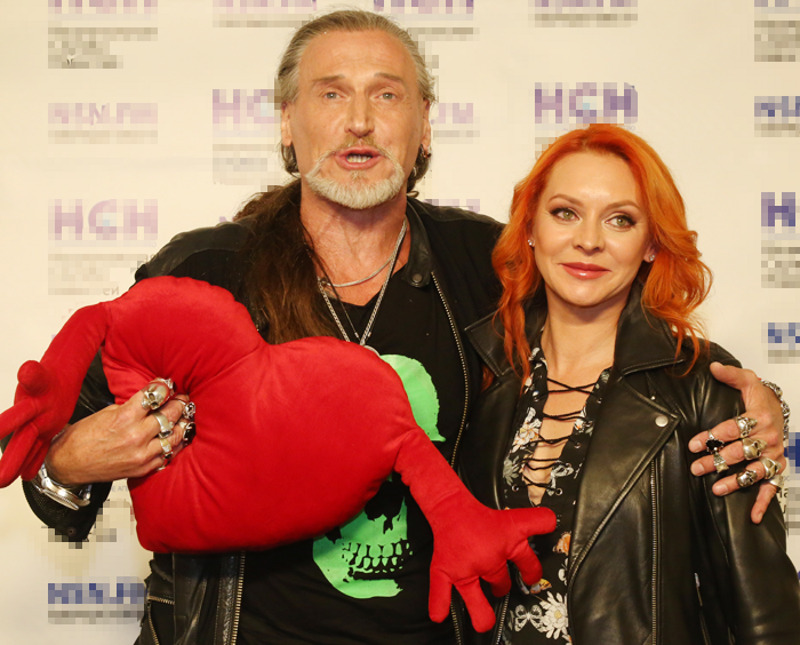 Никита Джигурда и Марина Анисина на пресс-конференции