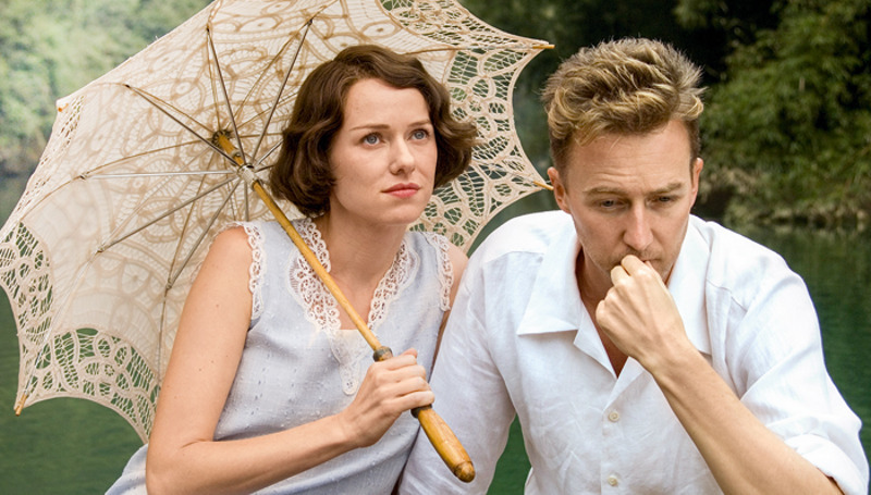 В «Разрисованной вуали» у Наоми сложился прекрасный тандем с коллегой Эдвардом Нортоном