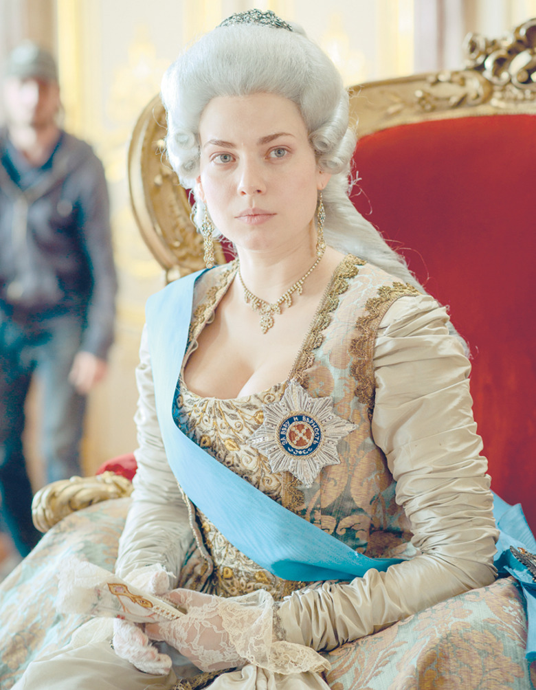 Роль Екатерины II сыграла Юлия Снигирь
