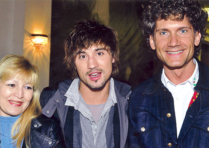 С Дмитрием Биланом. Наш герой участвовал в создании многих значимых музыкальных проектах на телевидении