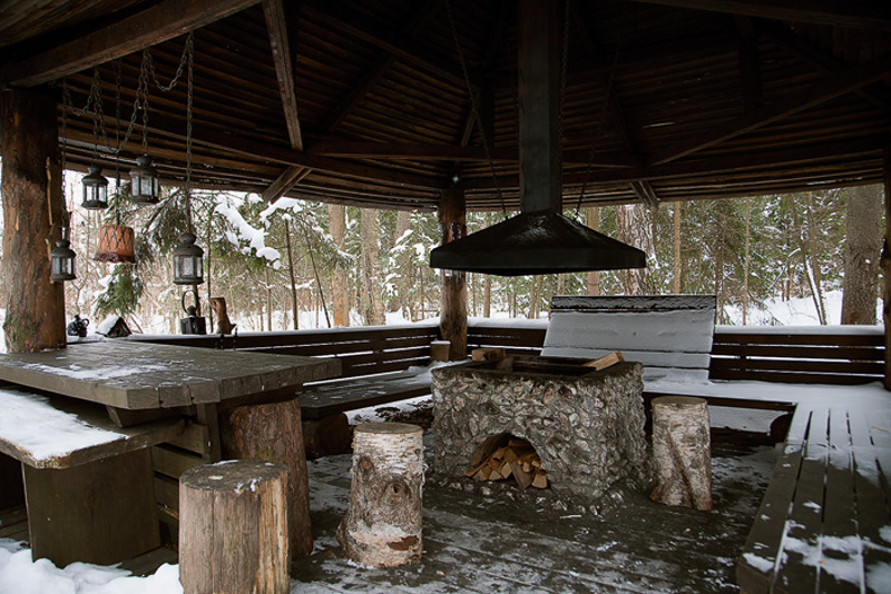 Здесь приятно собираться семьей и делать барбекю на природе