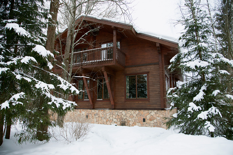 Дом расположен в живописном месте под Зеленоградом