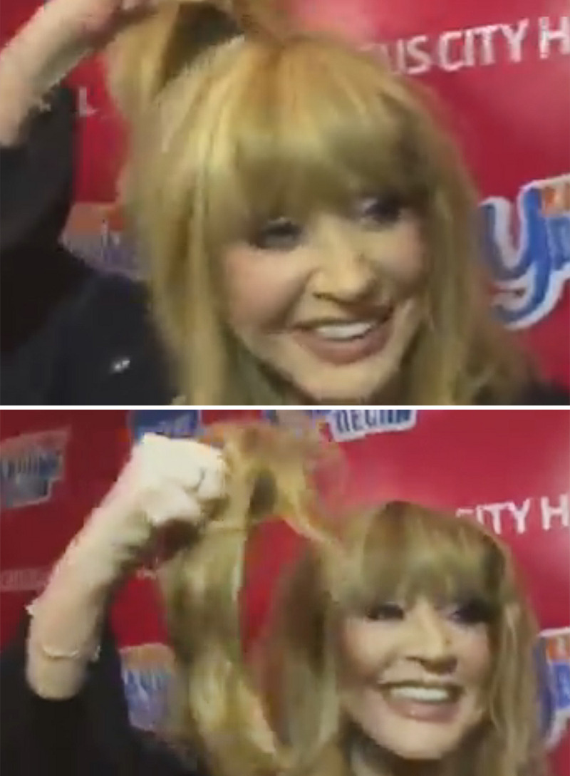 Алла Пугачева призналась журналистам, что носит шиньон