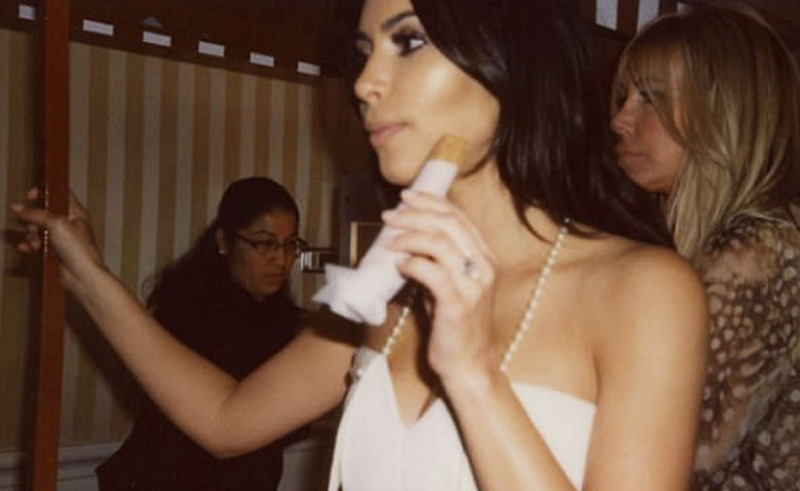 Ким Кардашьян на своем девичнике