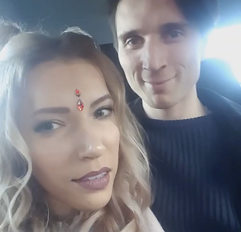 Юлия Самойлова с мужем