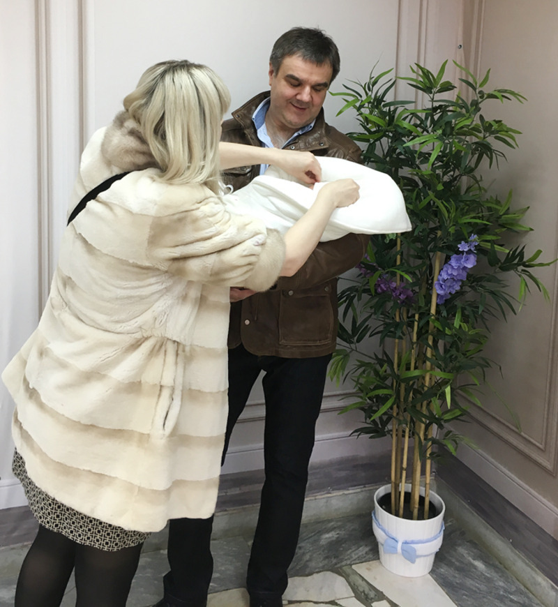 Вчера Натали выписали из роддома