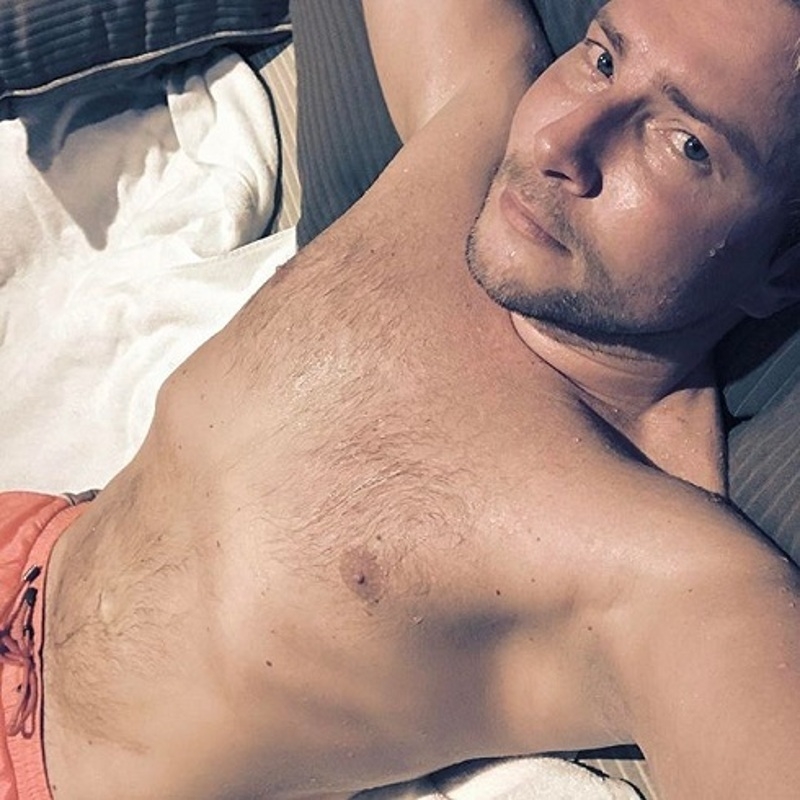 После бани....... ух, теперь в снег