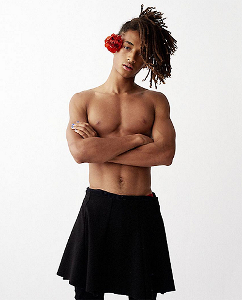 Джейден Смит надел женскую одежду для рекламной кампании Louis Vuitton