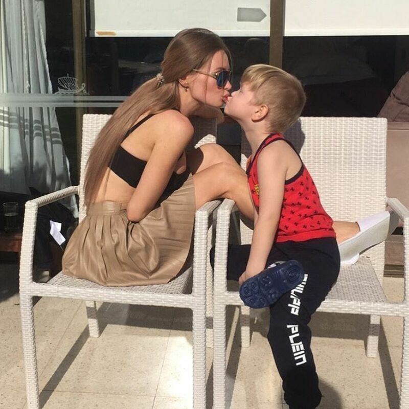 Феофилактова с сыном