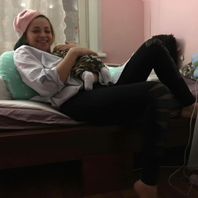 Дольникова с сыном