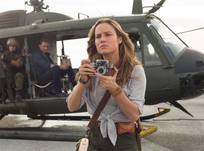 Бри Ларсон сыграла главную роль в фильме кадр из фильма «Конг: остров Черепа»