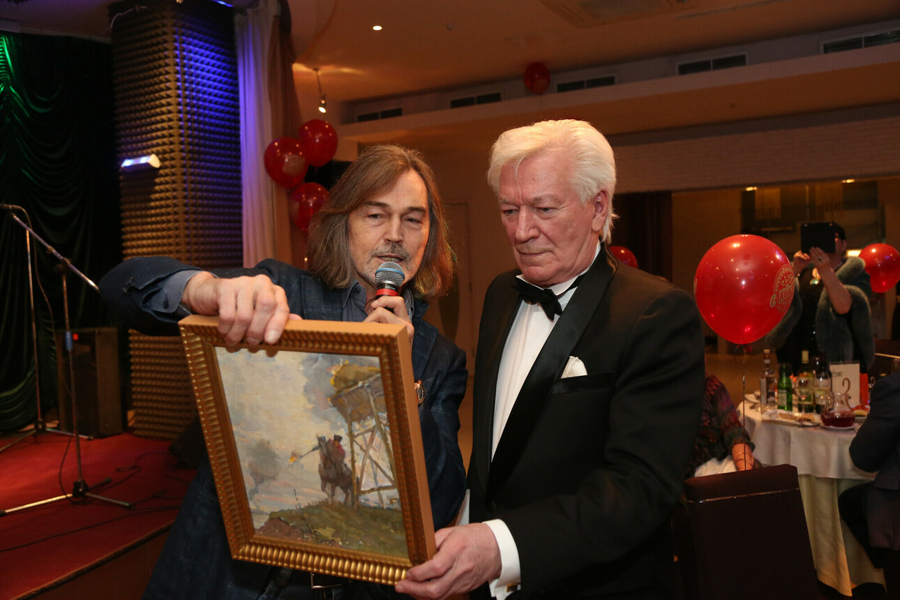 Этюд от Никаса Сафронова для именинника