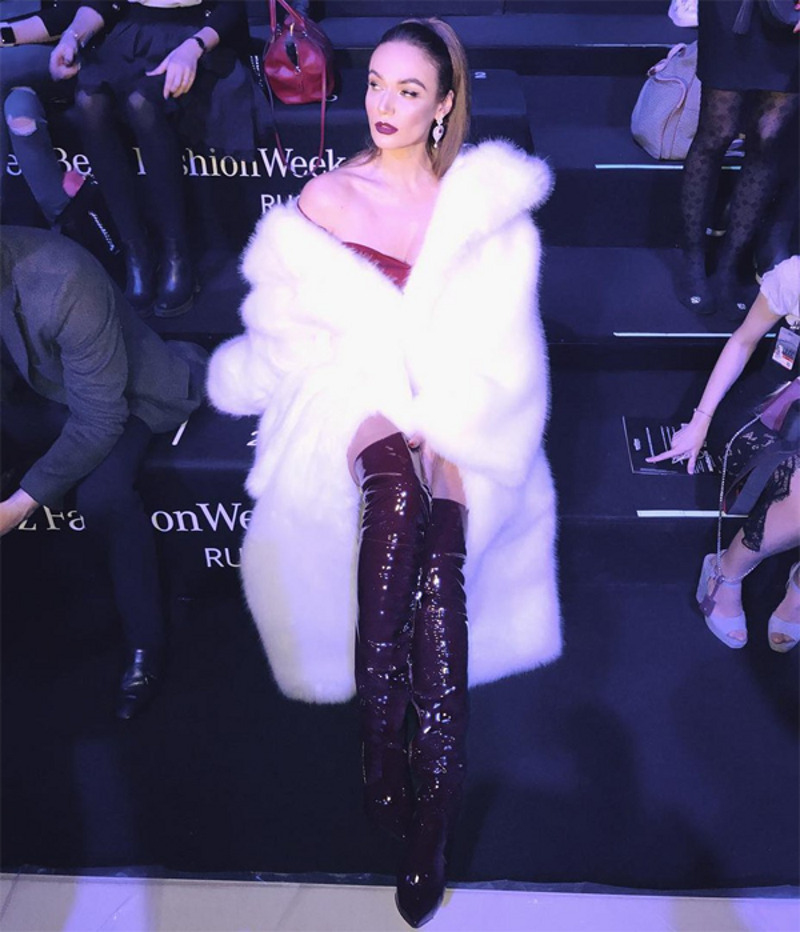 Водонаева на Неделе моды в Москве