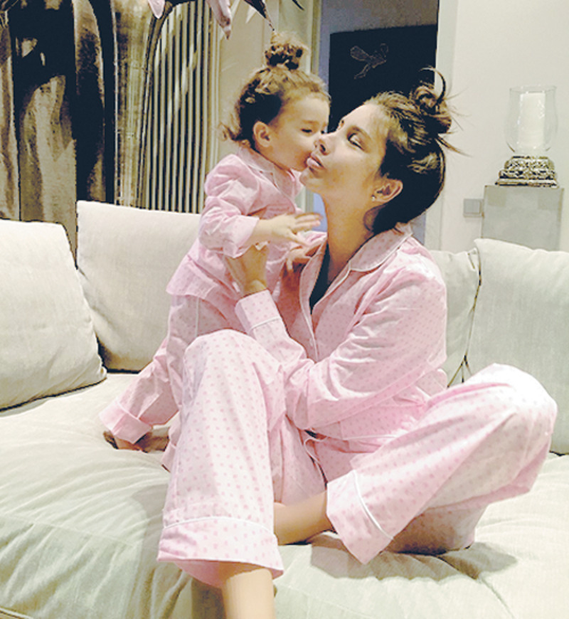 Кети Топурия с дочерью