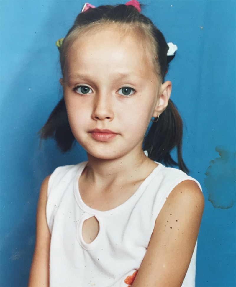 Костенко в детстве