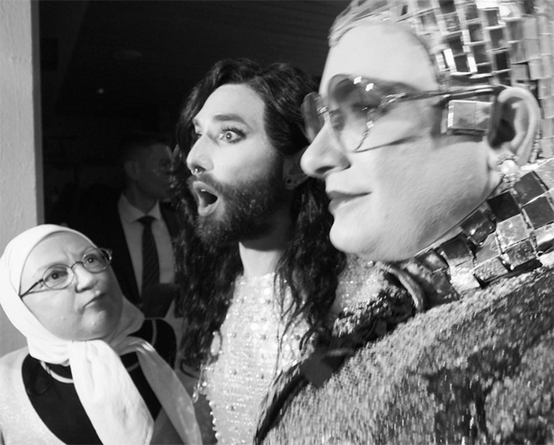 Андрей Данилко с победительницей 2014 года Кончитой Вурст