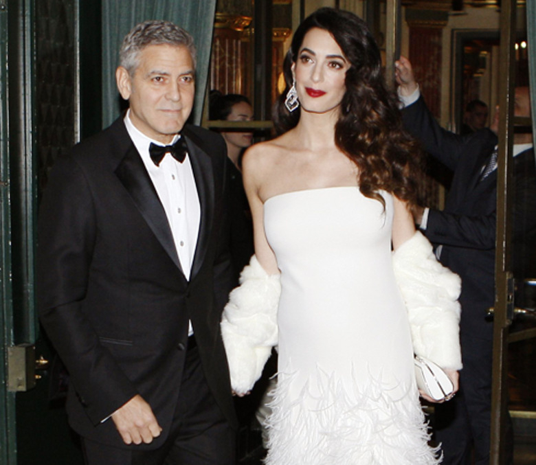 Джордж Клуни с женой Амаль