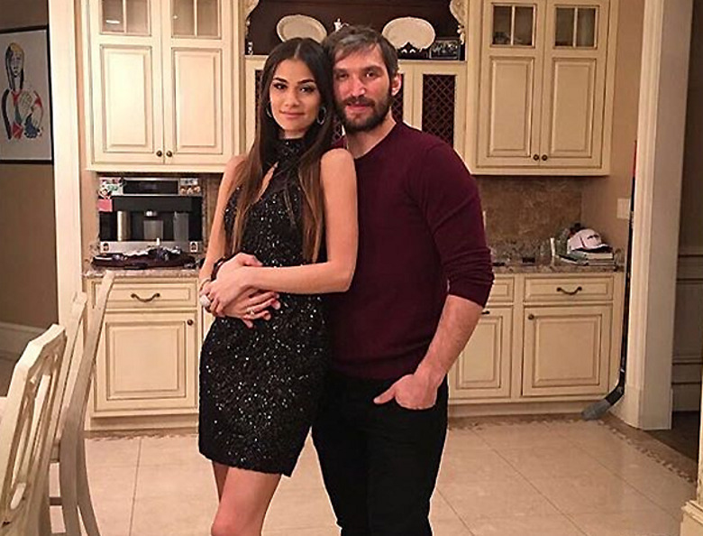 Александр Овечкин и Анастасия Шубская