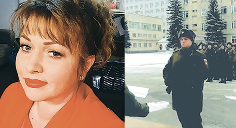 Сын Ольги Картунковой пошел в армиюсын Михаила Терехина