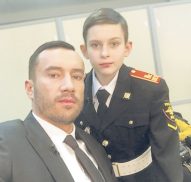 Сын Михаила Терехина поступил в Московское президентское кадетское училище им. Шолохова